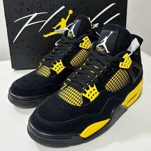 Nike Air Jordan 4 Retro “Thunder” Men’s Deadstock Sneakers - New With Box